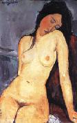 Amedeo Modigliani Seated Nude Spain oil painting reproduction